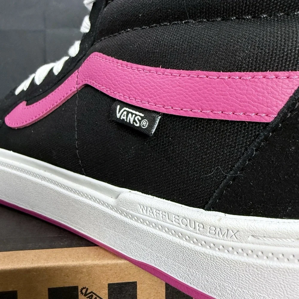 Vans BMX Sk8-Hi Black Magenta Size US 13 Men's New VN0005V0KMN Rare Sneakers